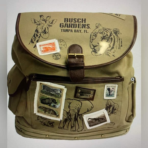 Busch Gardens Other Busch Gardens Tampa Fl Adventure Backpack By Seaworld Parks And
